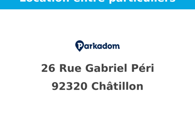 garage  pièces  m2 à louer à Châtillon (92320)