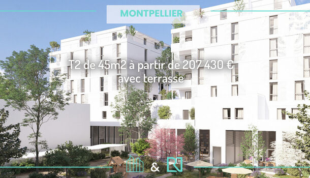 Appartement 2 pièces  à vendre Montpellier 34000