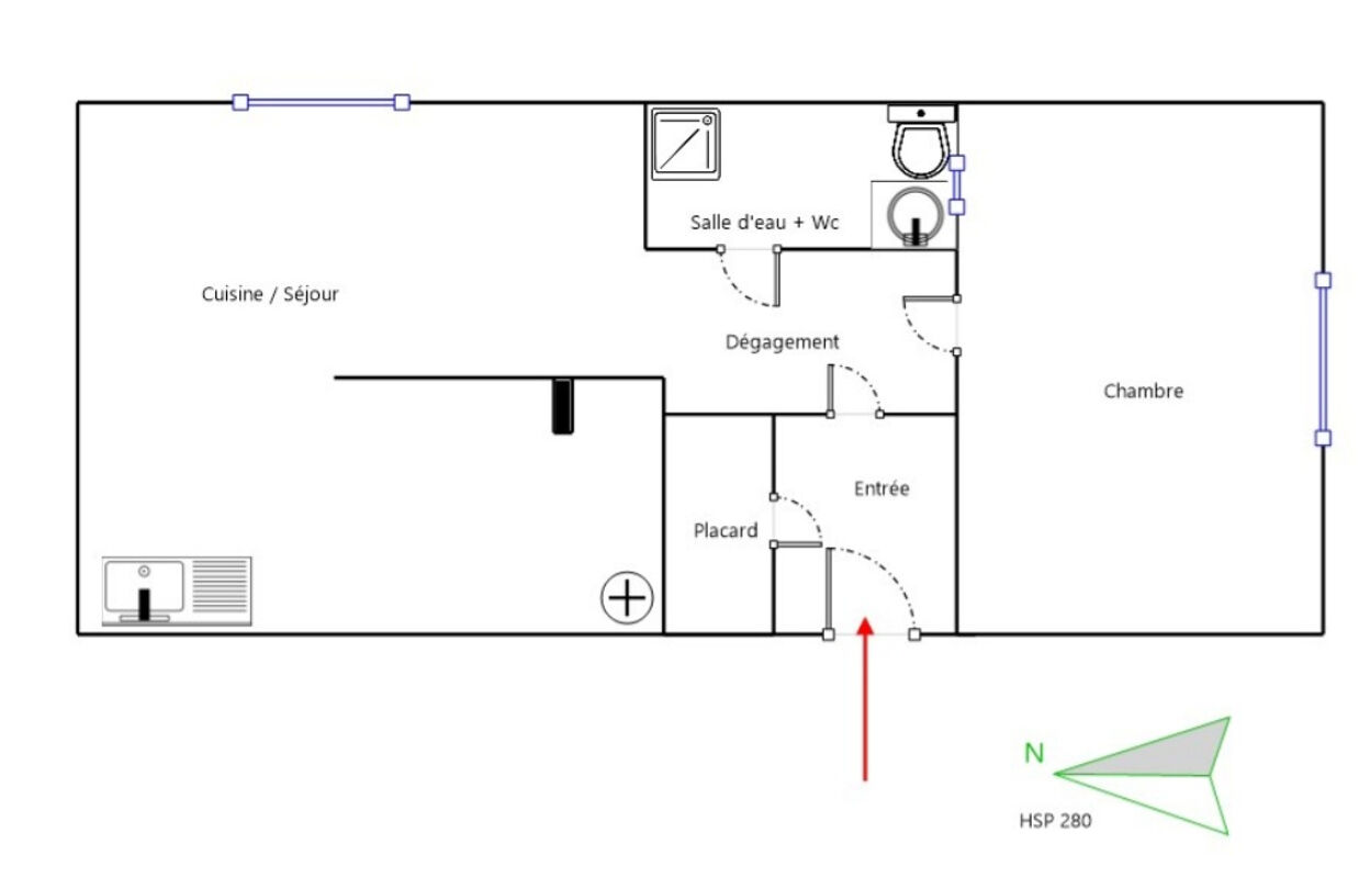 appartement 2 pièces 36 m2 à vendre à Marseille 10 (13010)