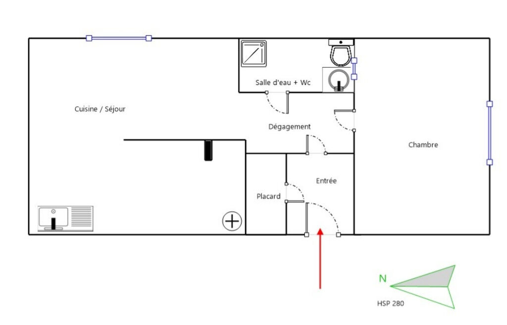 Appartement 2 pièces  à vendre Marseille 10eme 13010