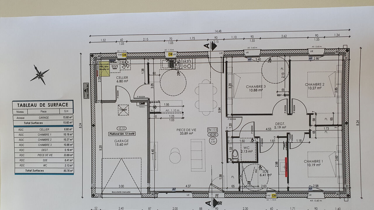 appartement neuf T4 pièces 86 m2 à vendre à Les Gonds (17100)