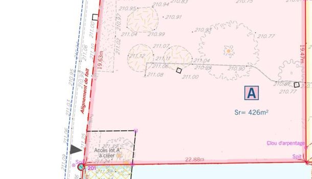 Terrain  à vendre Décines-Charpieu 69150