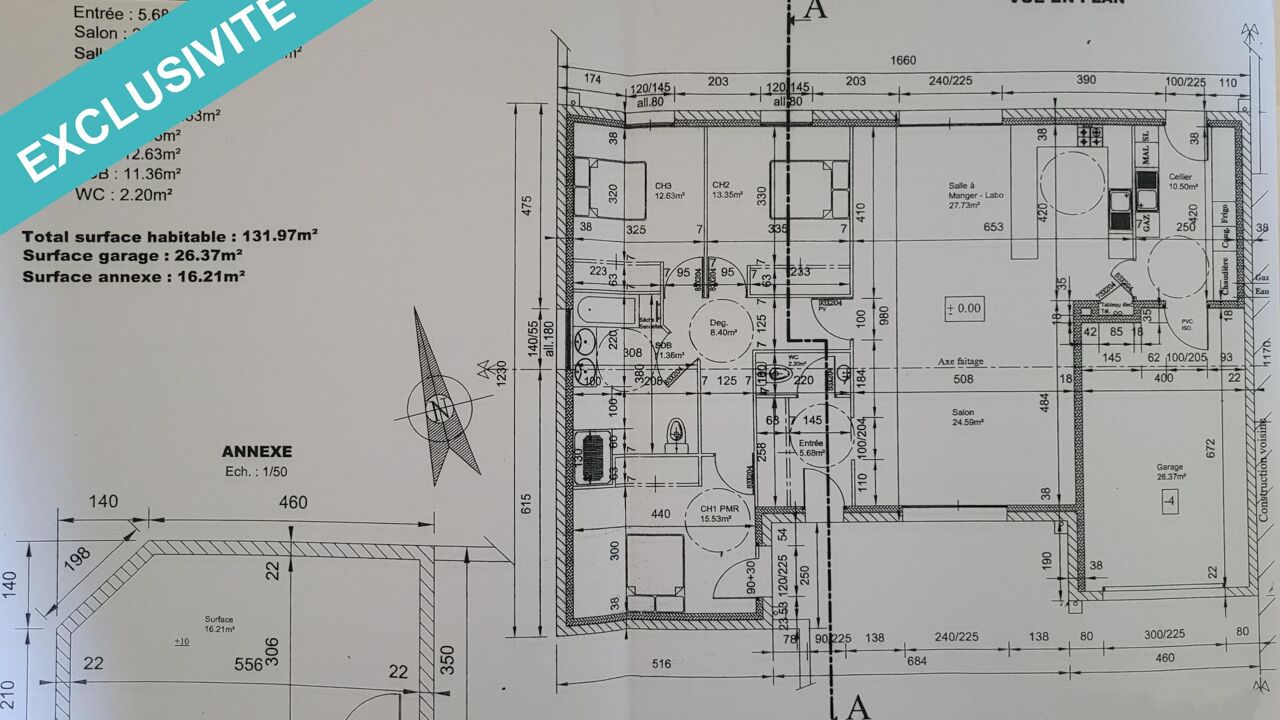 maison 4 pièces 136 m2 à vendre à Niort (79000)