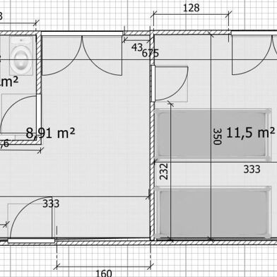 Immeuble 272 m²