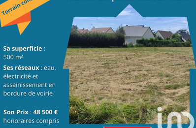 vente terrain 48 500 € à proximité de Avrillé-les-Ponceaux (37340)