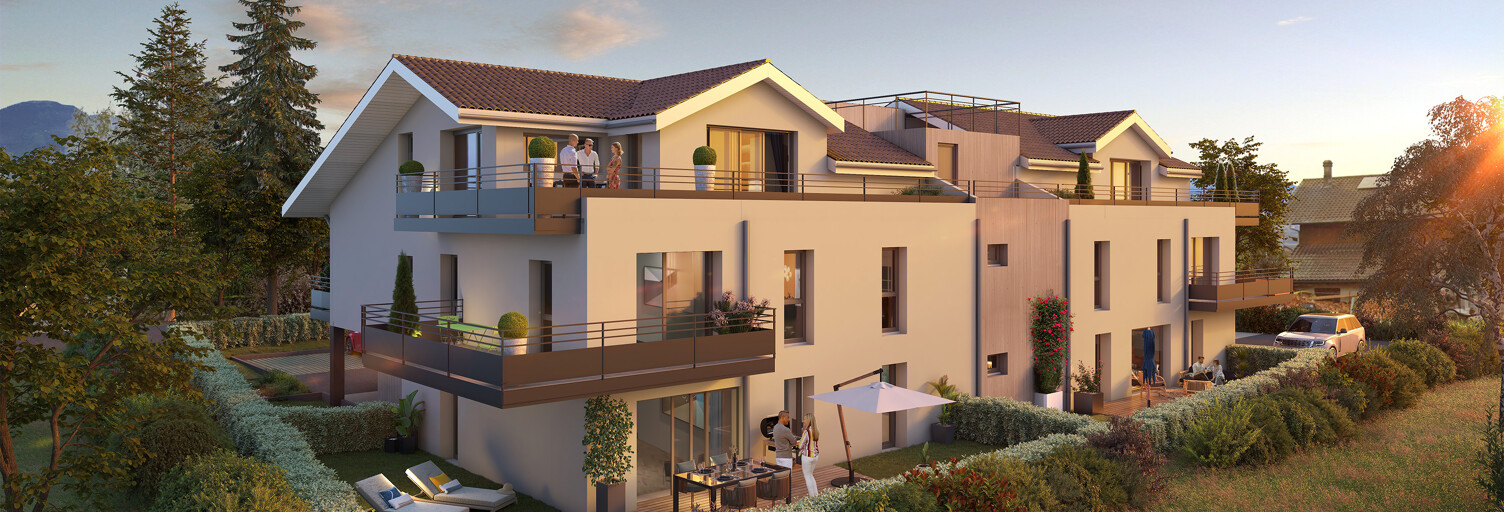 Appartement neuf T3, T4 Pièce 84 à 100 m² à vendre à Messery (74140)