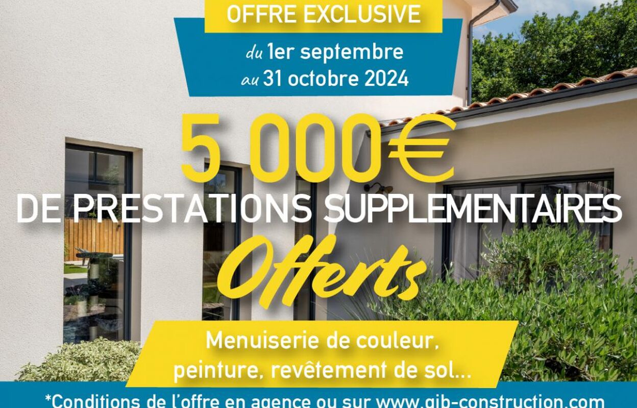 maison 90 m2 à construire à Gujan-Mestras (33470)