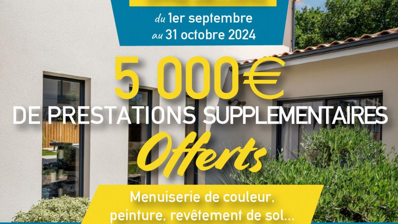 maison 115 m2 à construire à Gujan-Mestras (33470)