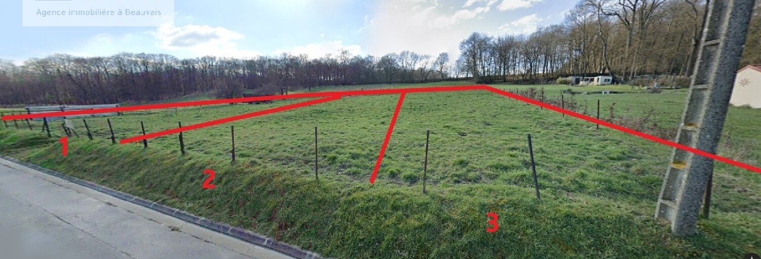 Terrain  5500 m² à vendre à Froissy (60480)