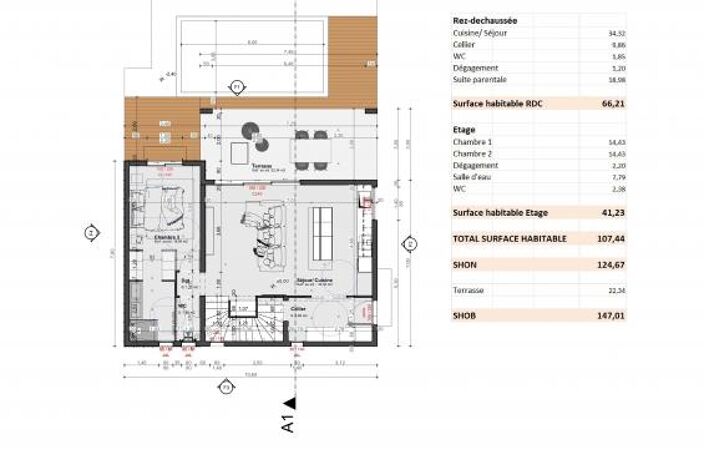 MAISON NEUVE  A VENDRE EN VEFA ST-ANDRÉ ILE DE LA REUINON — photo 3
