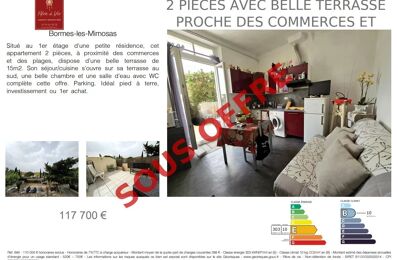 appartement 2 pièces 25 m2 à vendre à Bormes-les-Mimosas (83230)