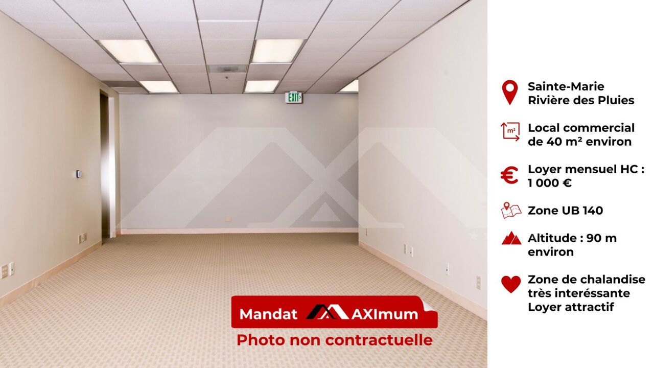 commerce 1 pièces 40 m2 à vendre à Sainte-Marie (97438)