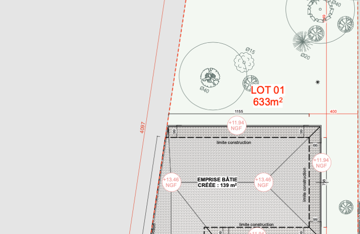 VILLENAVE D'ORNON - TERRAIN DE 633 M2 AVEC PERMIS DE CONSTRU — photo 3