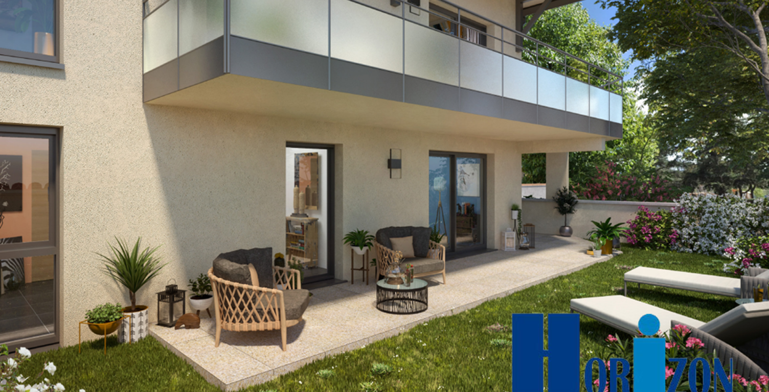 VEAUCHE CENTRE APPARTEMENT NEUF F3 + JARDIN + TERRASSE + LOG — photo 1