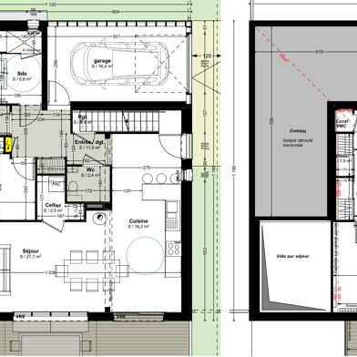 Immeuble 121 m²