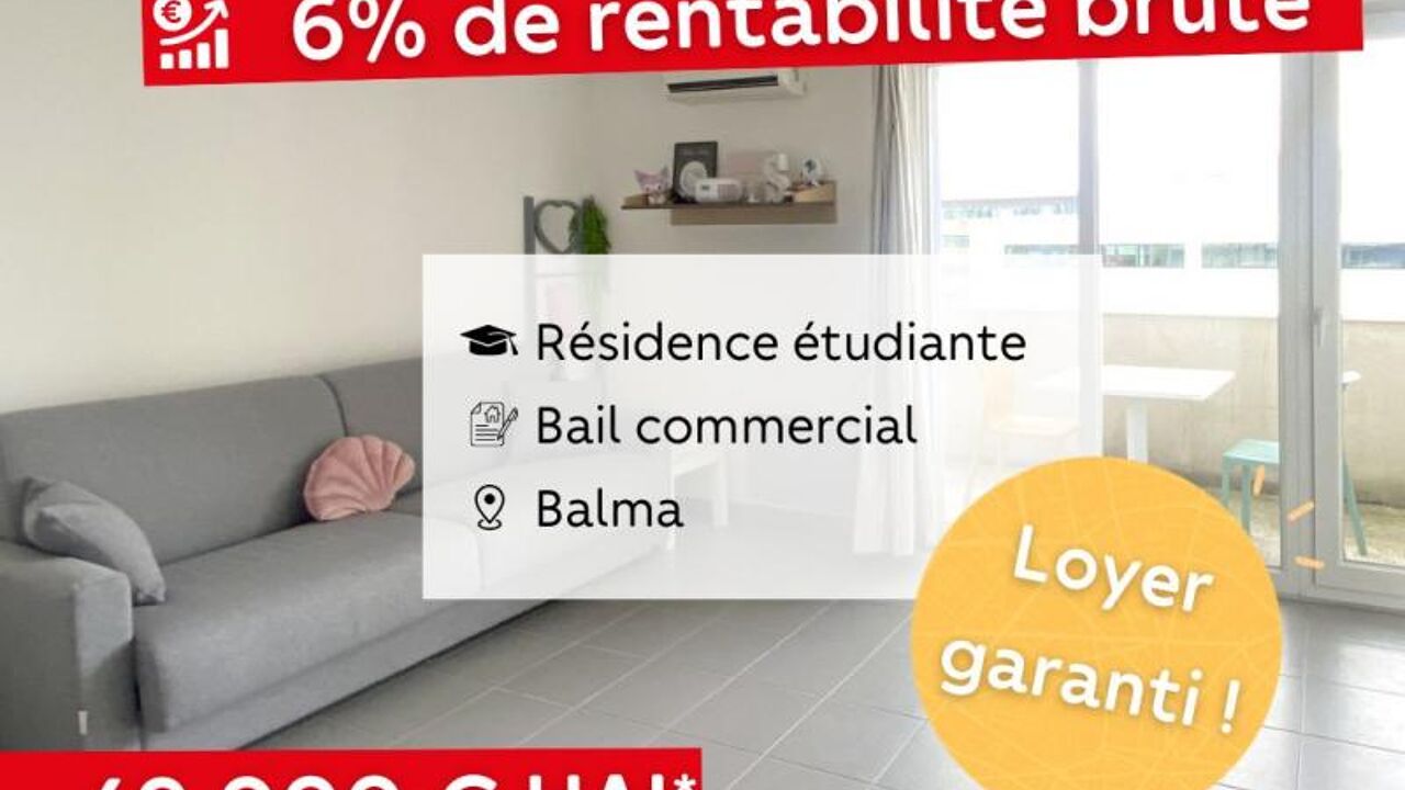 appartement 1 pièces 27 m2 à vendre à Balma (31130)