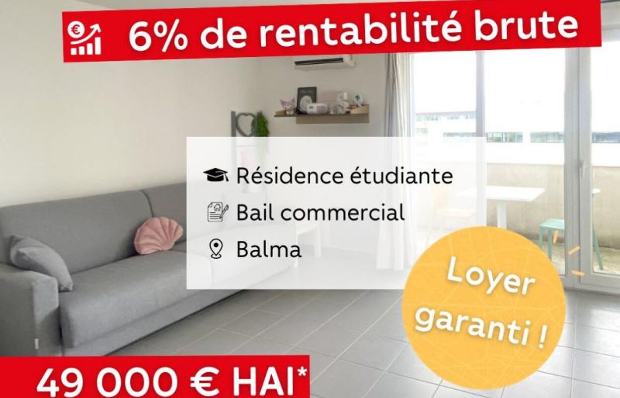 appartement 1 pièces 27 m2 à vendre à Balma (31130)