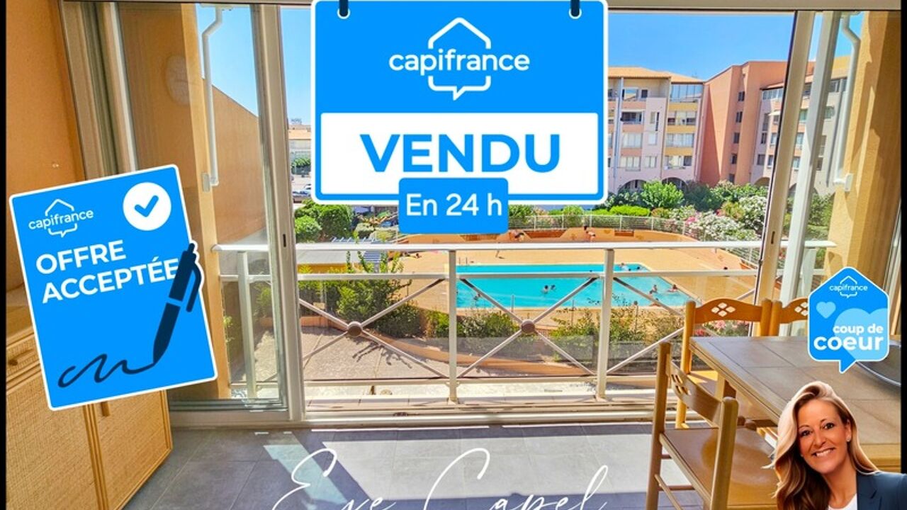 appartement 3 pièces 49 m2 à vendre à Cap d'Agde (34300)