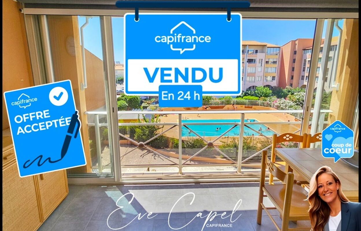 appartement 3 pièces 49 m2 à vendre à Cap d'Agde (34300)