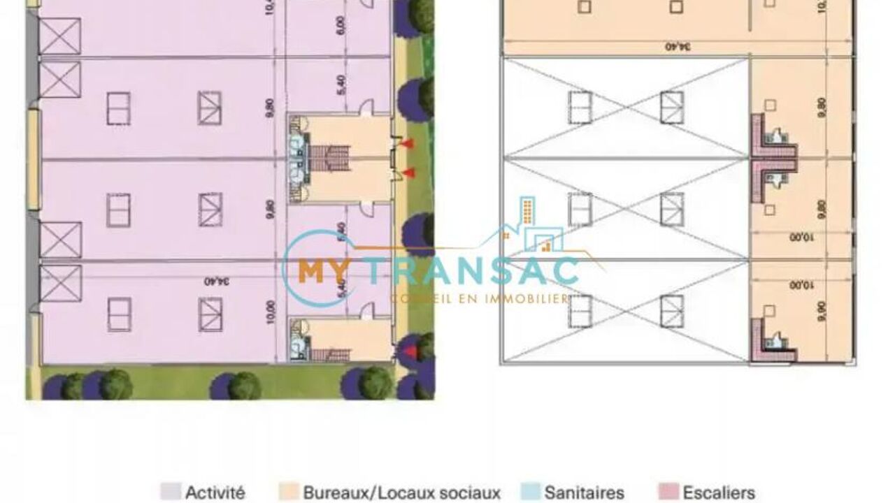 local industriel  pièces 440 m2 à louer à Louvres (95380)