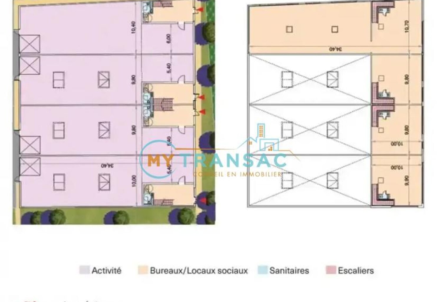 A LOUER Cellules d'activités neuves à partir de 358m² à LOUVRES — photo 1