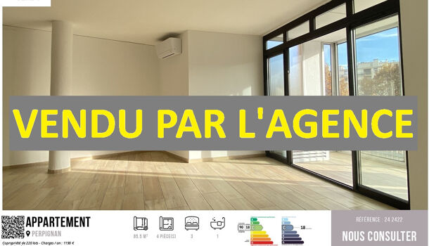 Appartement 4 pièces  à vendre Perpignan 66000
