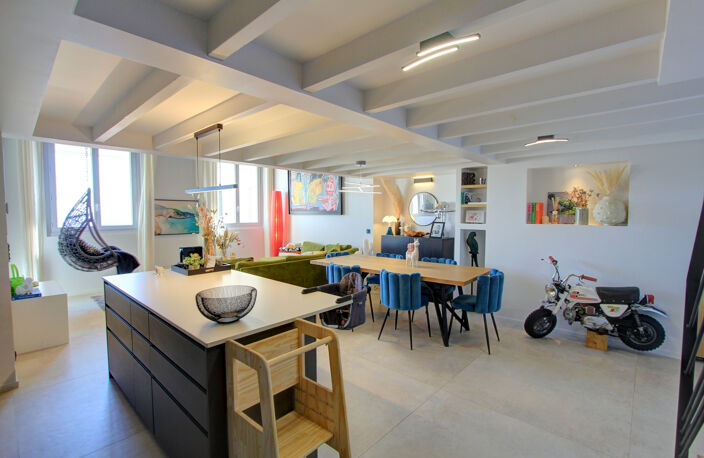 LOFT 3 PIÈCES DE 80M² AVEC VUE MER DANS LE CENTRE VILLE DE SAINTE MAXIME — photo 5