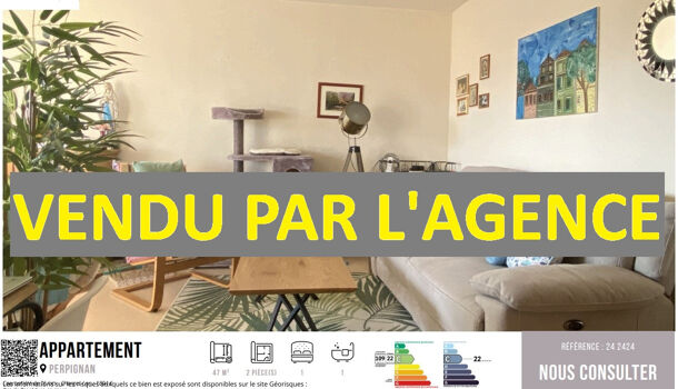 Appartement 2 pièces  à vendre Perpignan 66000