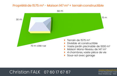 vente maison 540 000 € à proximité de Strasbourg (67100)