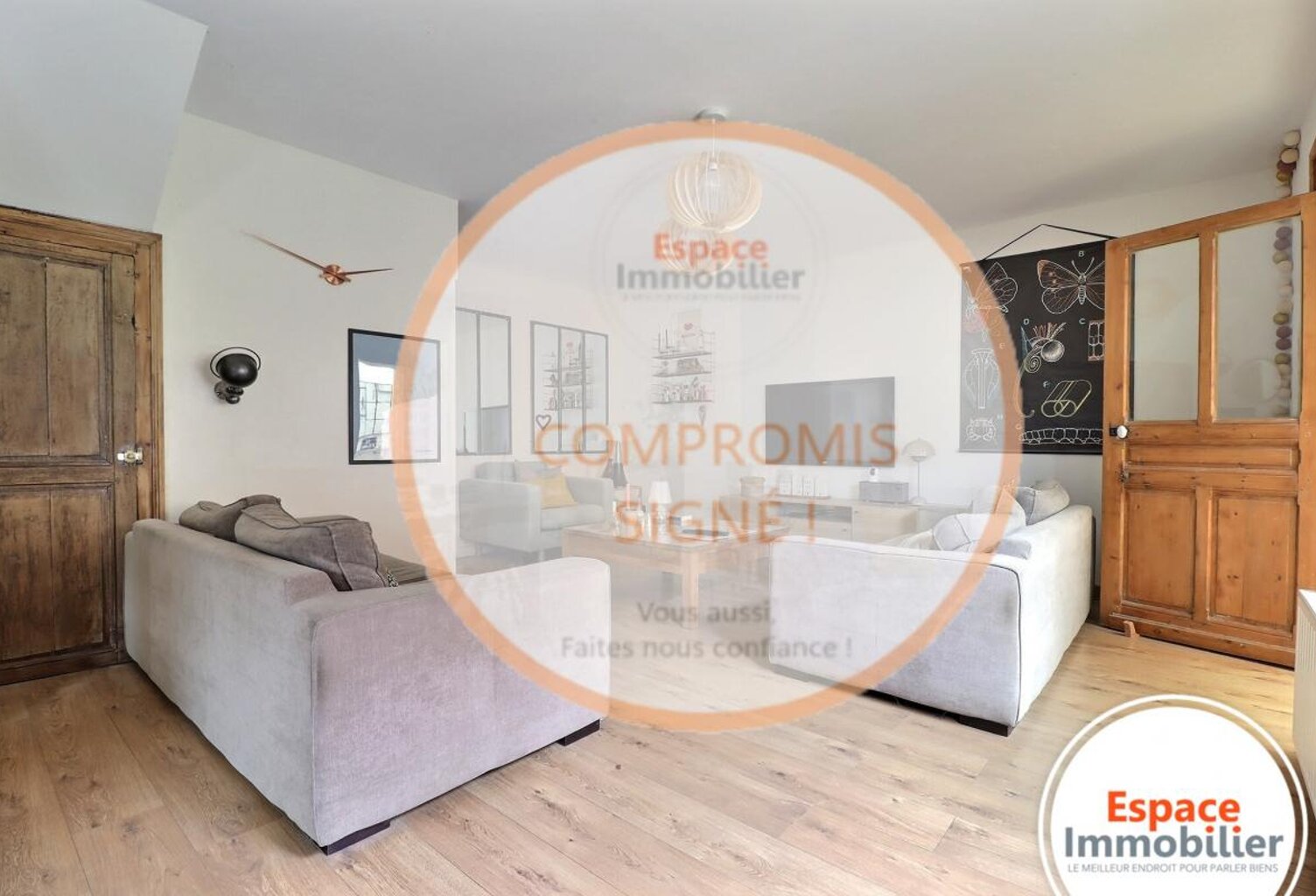 Plain-pied 3 chambres, garage, 110m2 sur le secteur de Wavre — photo 1
