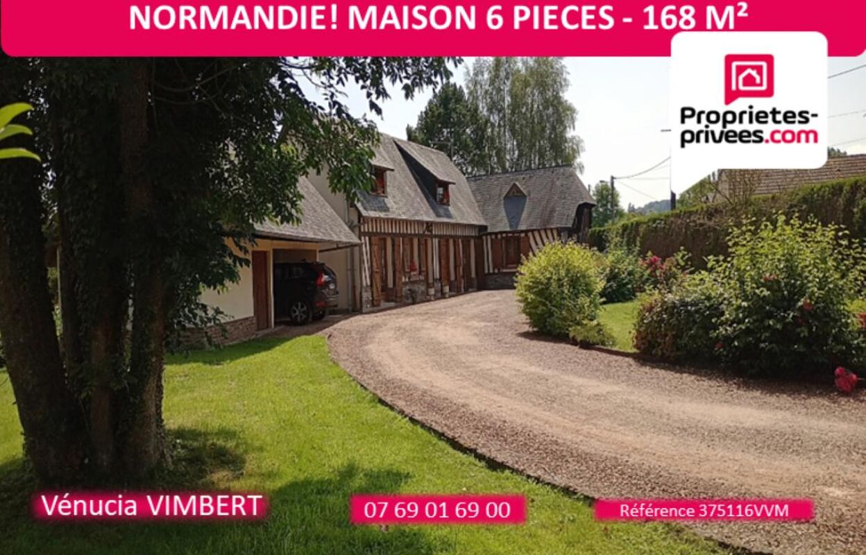 maison 6 pièces 168 m2 à vendre à Aubermesnil-Aux-Érables (76340)