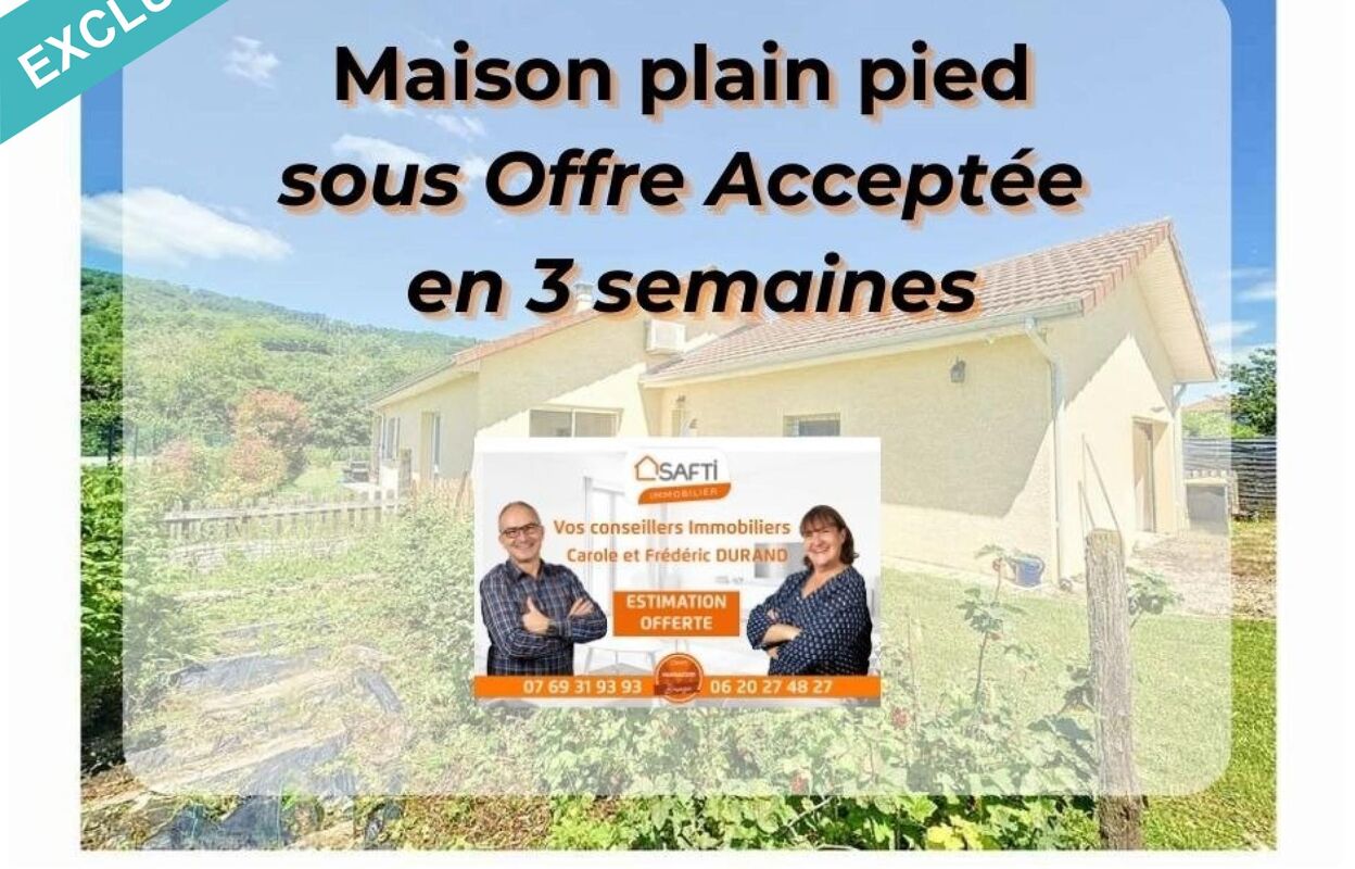 maison 5 pièces 131 m2 à vendre à Cessieu (38110)