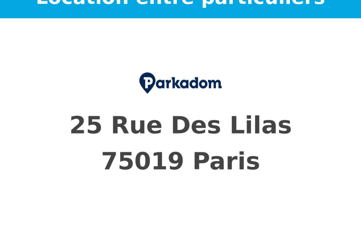 garage  pièces  m2 à louer à Paris 19 (75019)