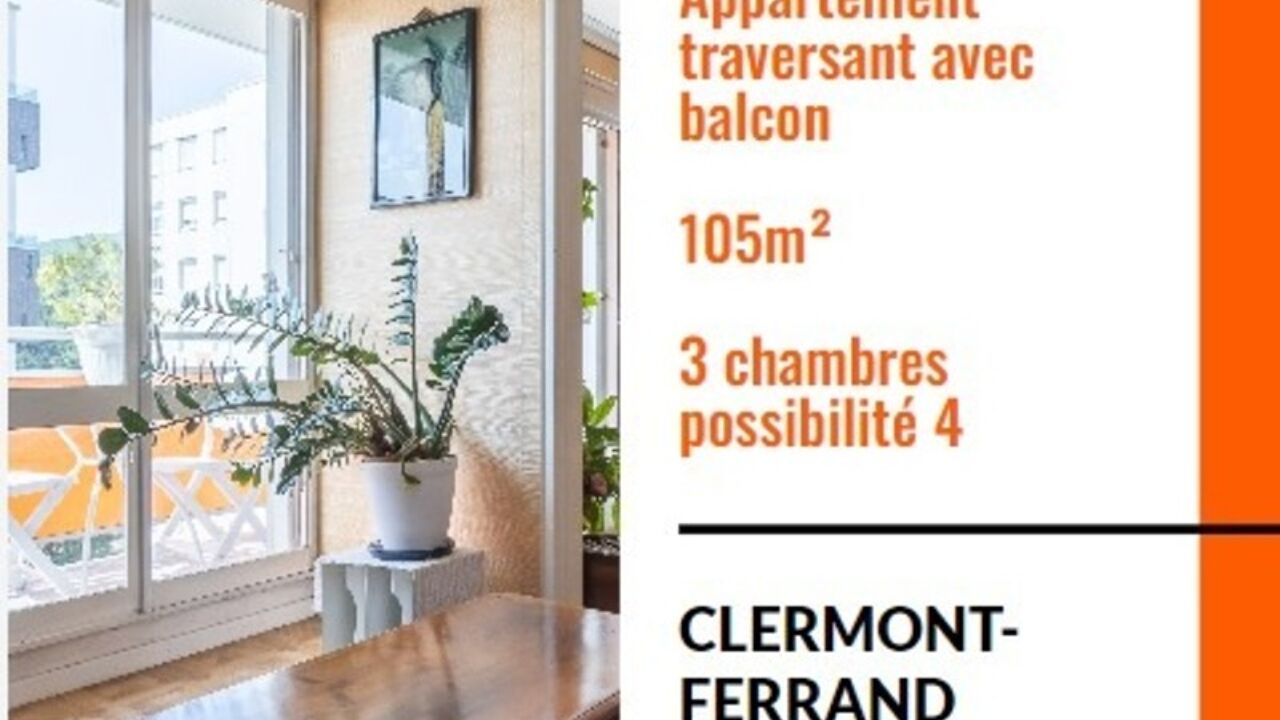 appartement 4 pièces 105 m2 à vendre à Clermont-Ferrand (63100)