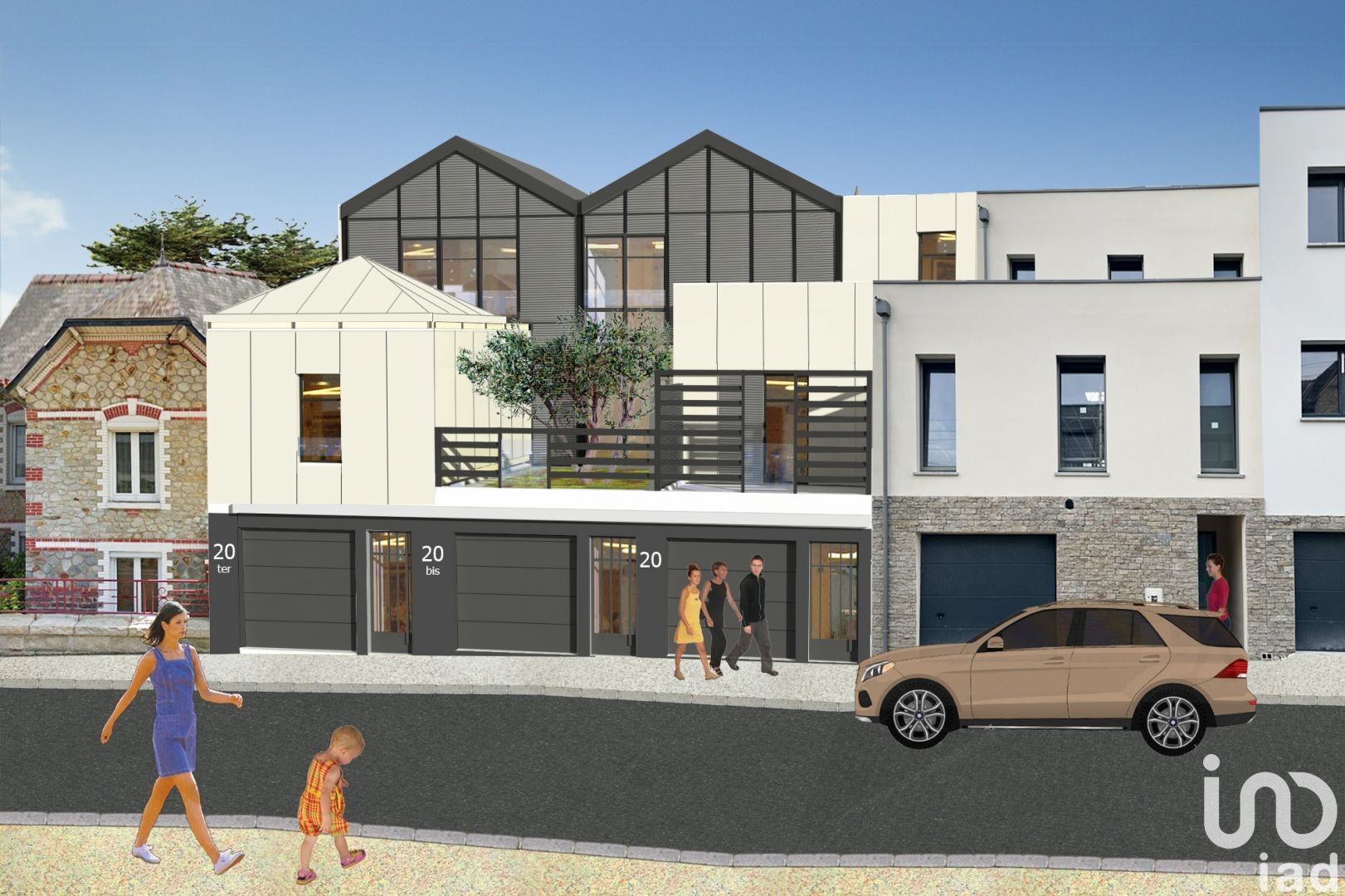 Rennes - 105m² - 4p. - 3ch.