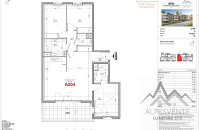 appartement 4 pièces 85 m2 à vendre à Thonon-les-Bains (74200)