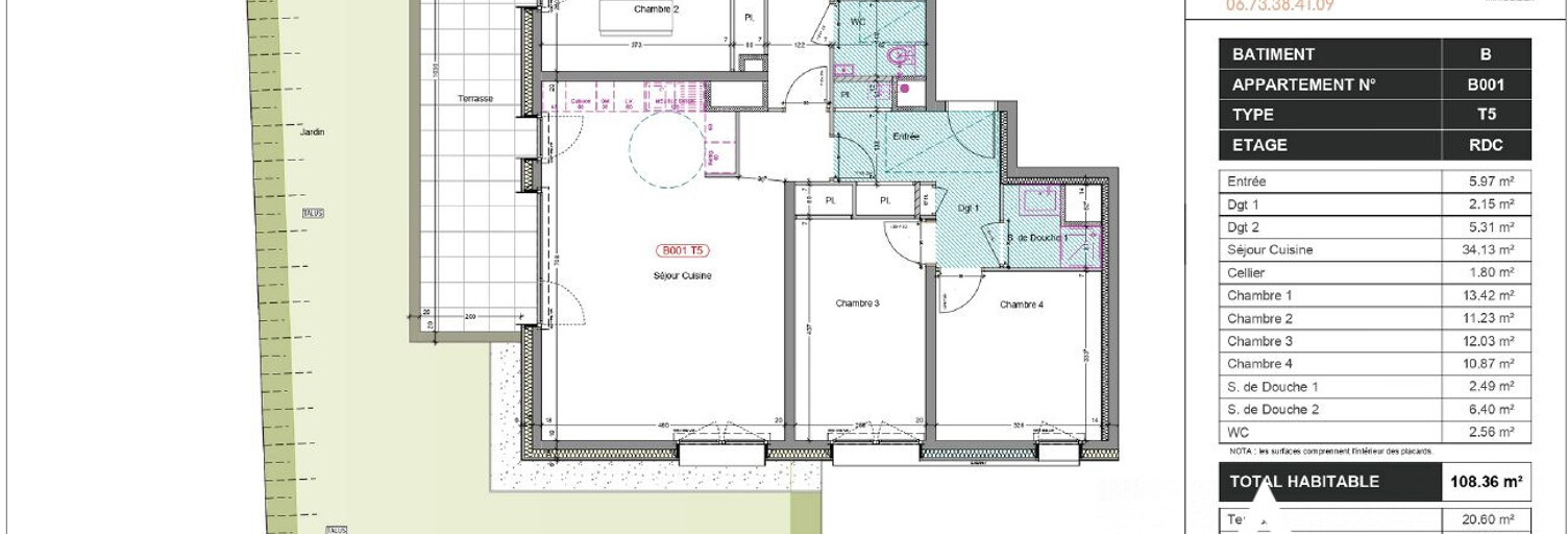 Appartement 5 Pièces 108 m² à vendre à Thonon-les-Bains (74200)