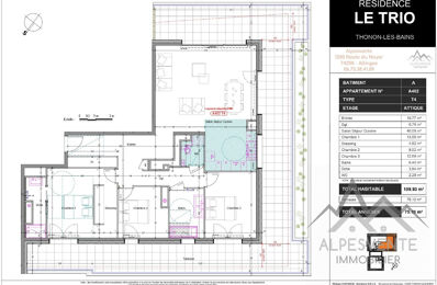 vente appartement 651 500 € à proximité de Burdignin (74420)