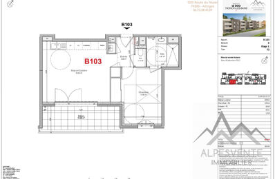 vente appartement 252 500 € à proximité de Messery (74140)