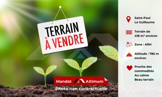 Terrain  418 m² à vendre à Saint-Paul (97460)