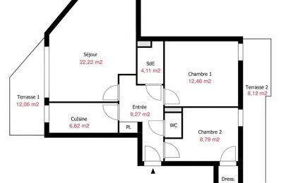 vente appartement 432 000 € à proximité de Émerainville (77184)