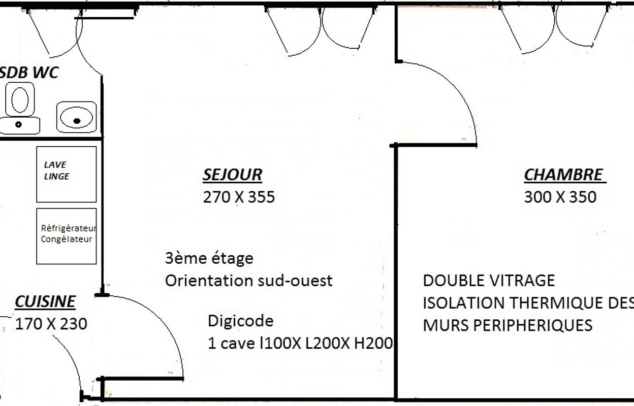 appartement 2 pièces 27 m2 à louer à Paris 19 (75019)