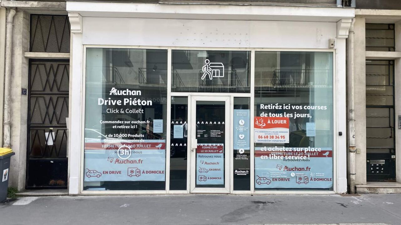 commerce 3 pièces 51 m2 à louer à Tours (37000)