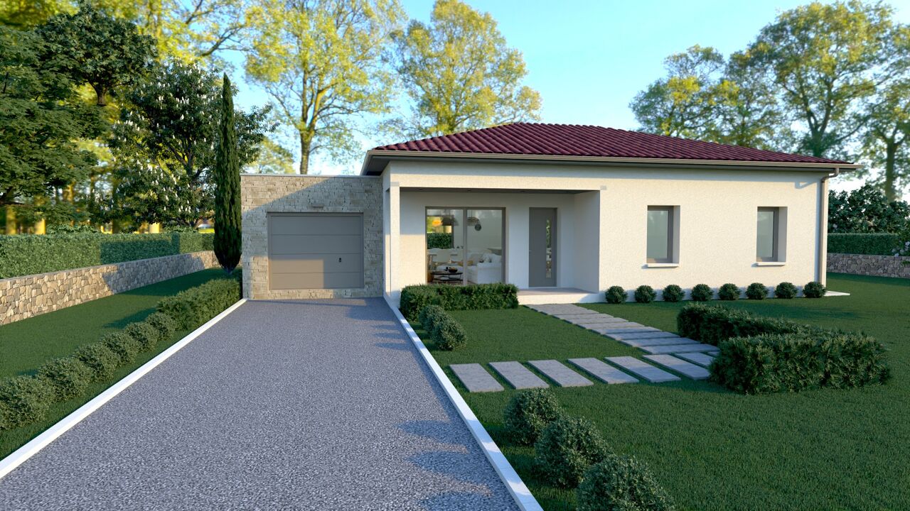 maison 83 m2 à construire à Mogneneins (01140)