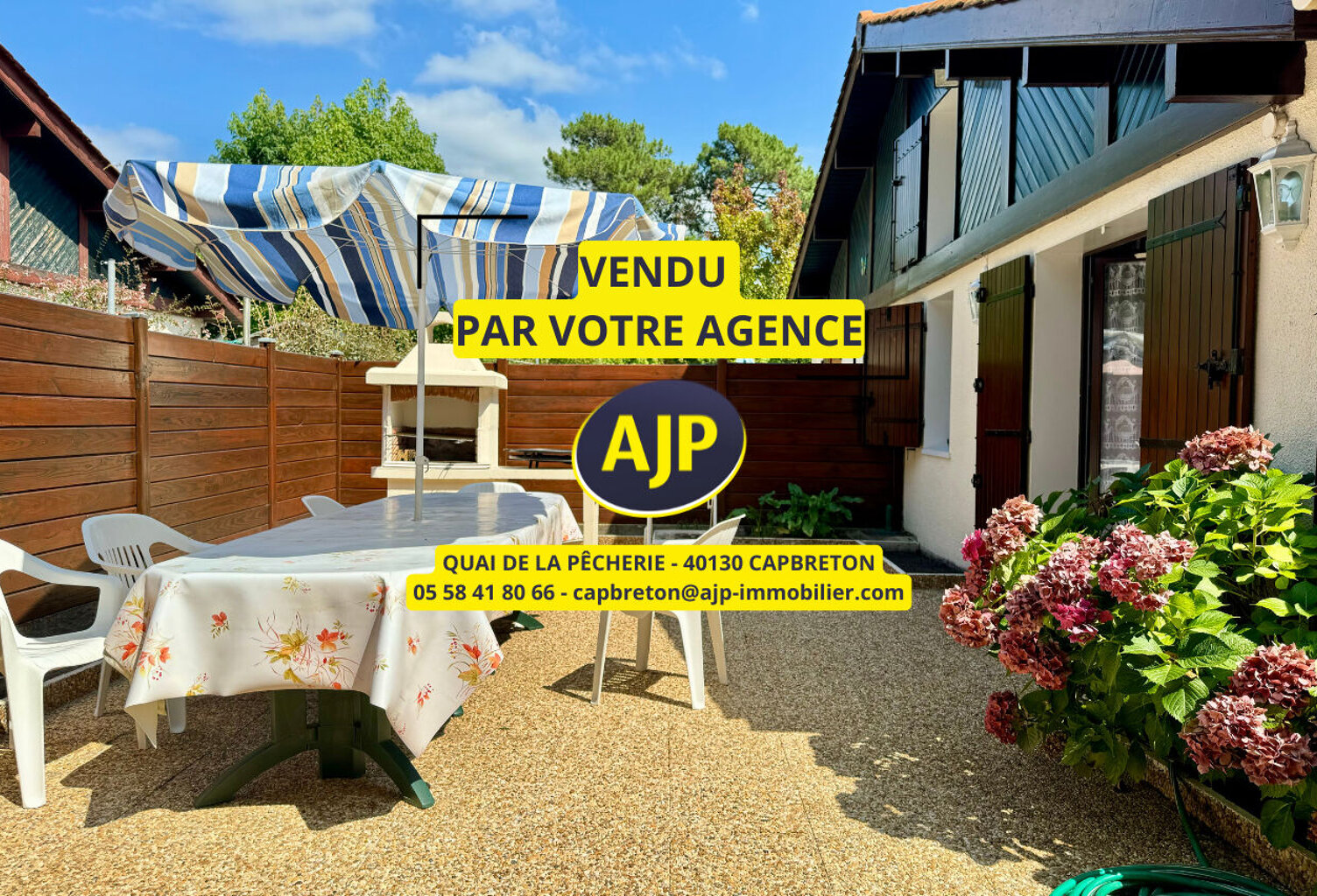 CAPBRETON PLAGE - VILLA PATIO AVEC CHAMBRE ET MEZZANINE ET TERRASSE ET CABANON — photo 1