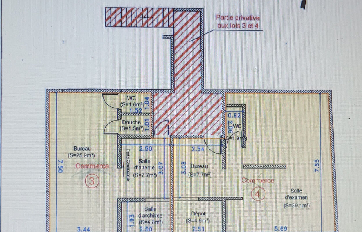 commerce  pièces 55 m2 à vendre à Saint-François (97118)