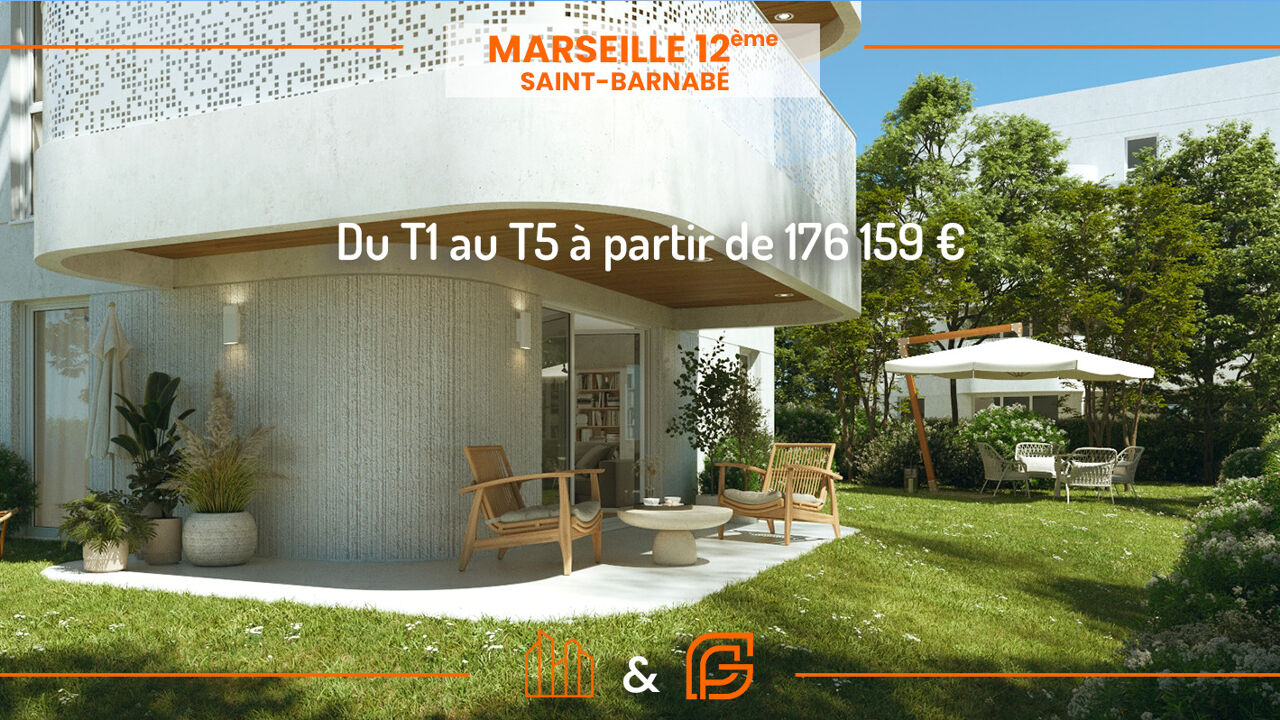 appartement 4 pièces 88 m2 à vendre à Marseille 12 (13012)