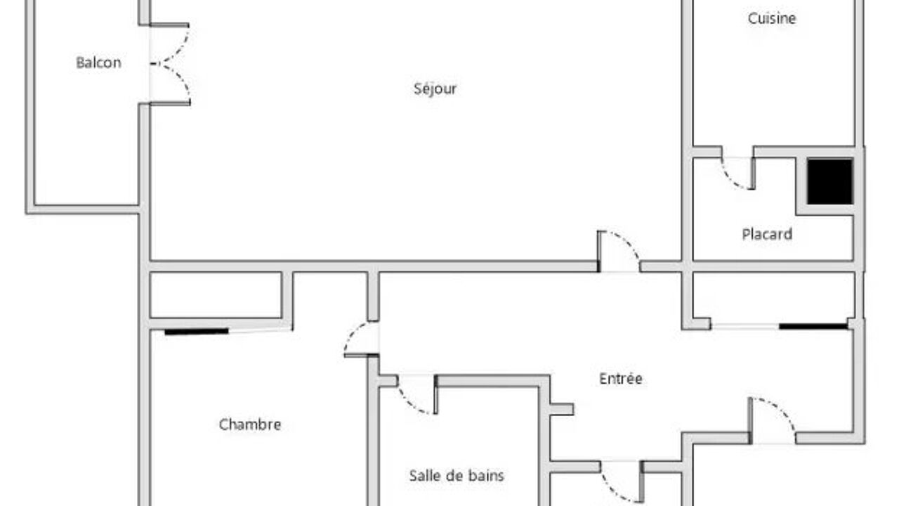 appartement 2 pièces 47 m2 à vendre à Pleurtuit (35730)