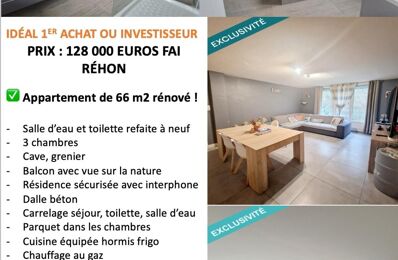 vente appartement 128 000 € à proximité de Longwy (54400)