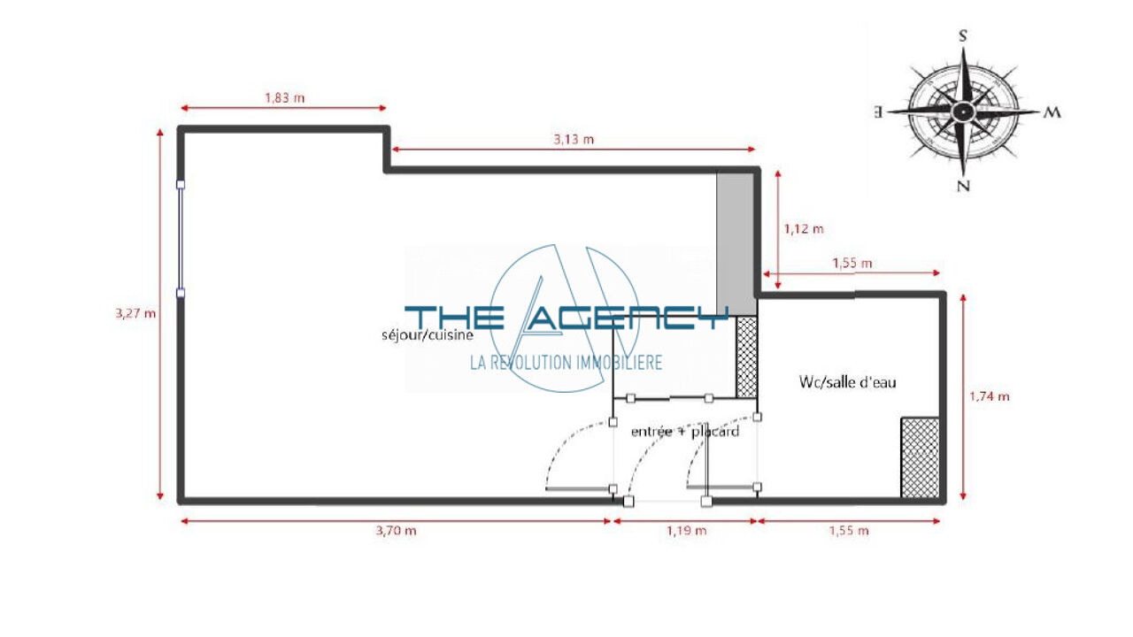 appartement 1 pièces 18 m2 à vendre à Marseille 14 (13014)